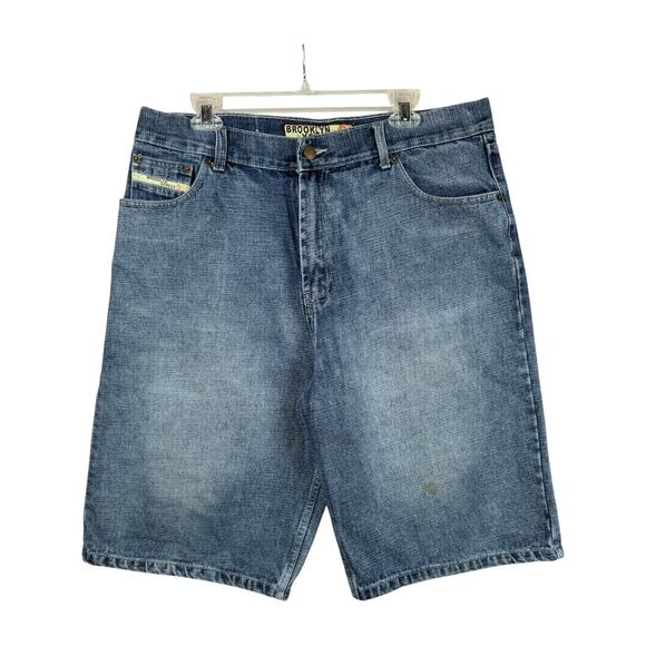 Vintage Brooklyn Xpress Denim Shorts 38 - Picture 1 of 7